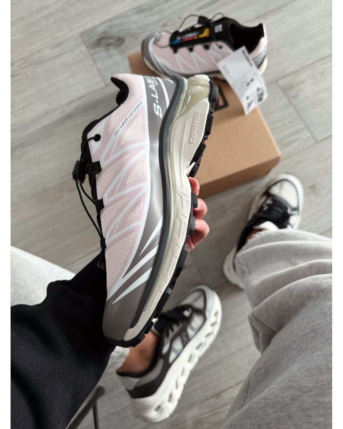 Salomon XT-6 LAB Black / Icy Pink / Dawn Pink