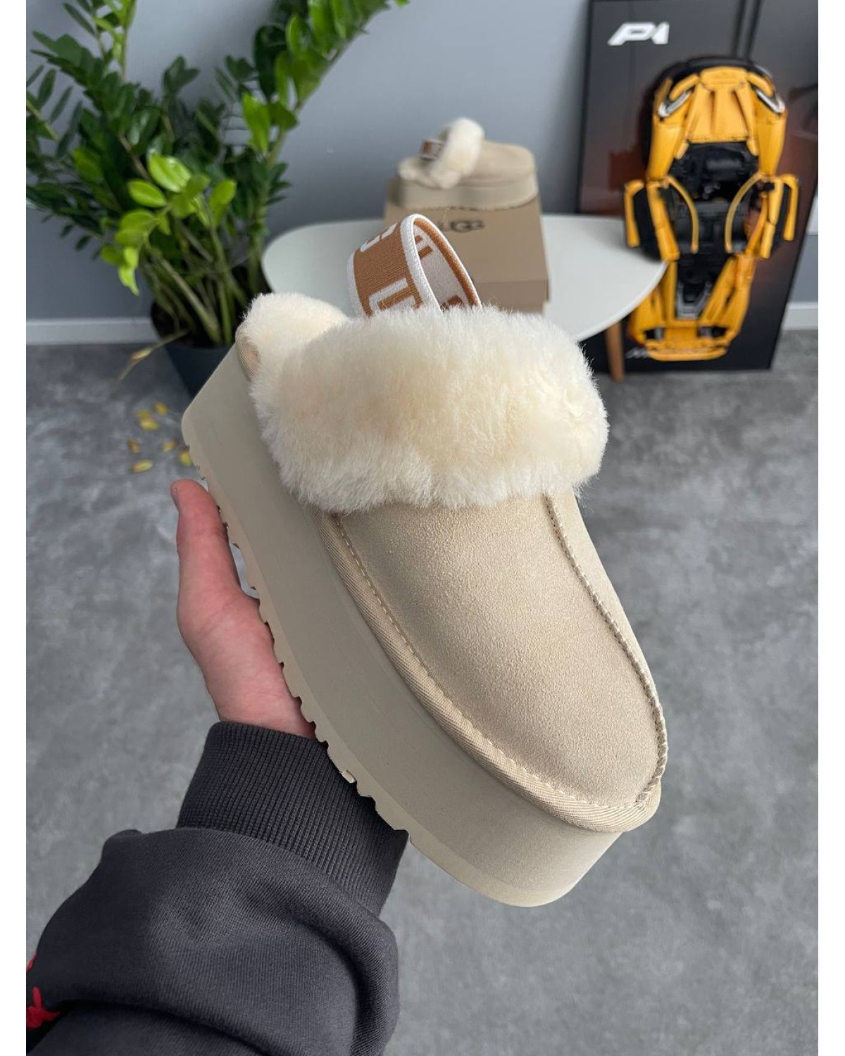 Ugg Funkette Slipper Platform Sand