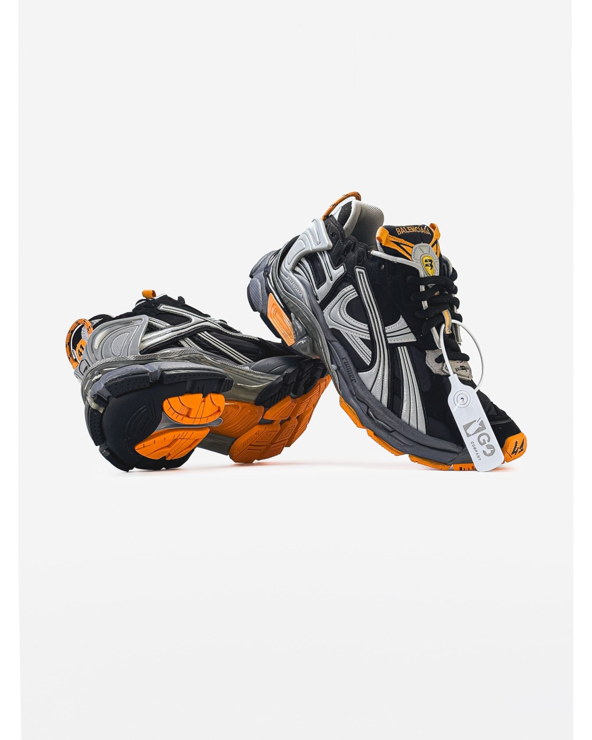 Balenciaga Runner Black/Gray/Neon Orange