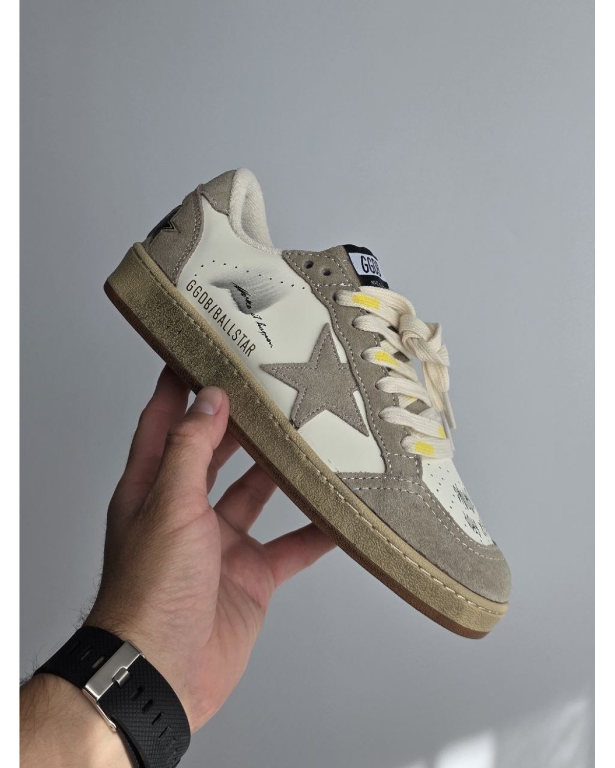 Golden Goose Ball Star Milk/Taupe