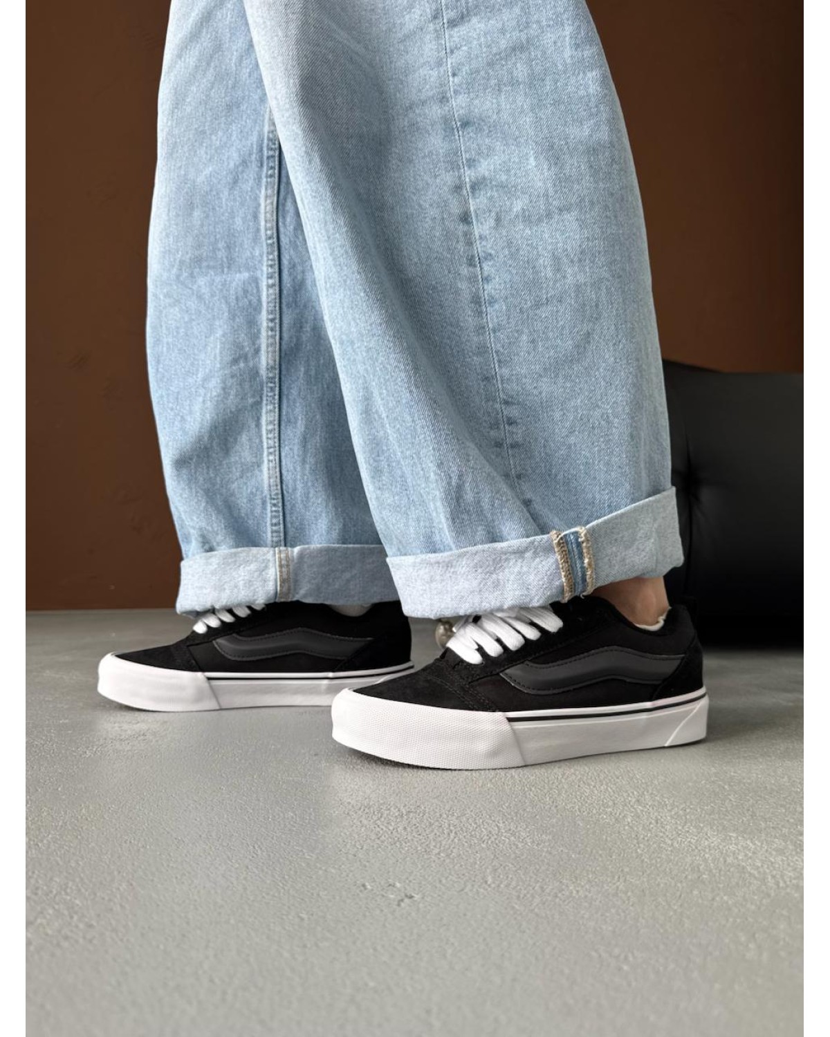 Vans Knu Skool White/Black