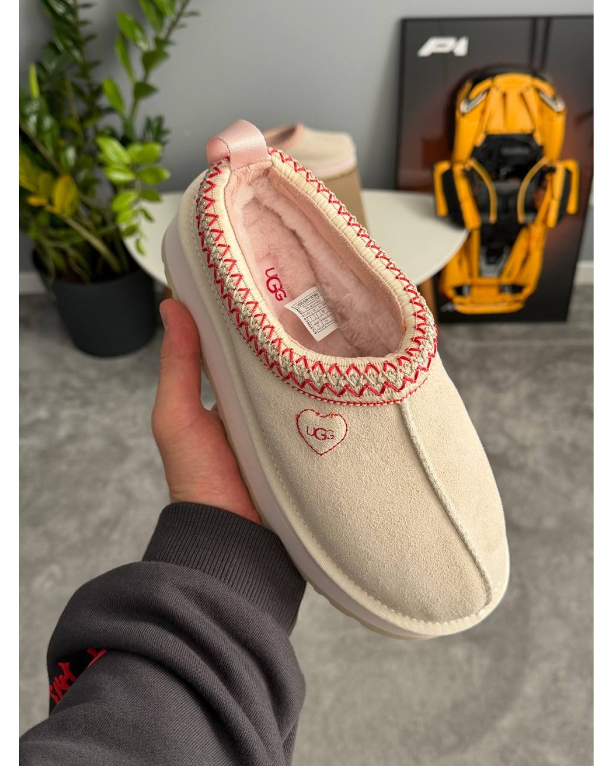 UGG Tazz Beige Pink Love