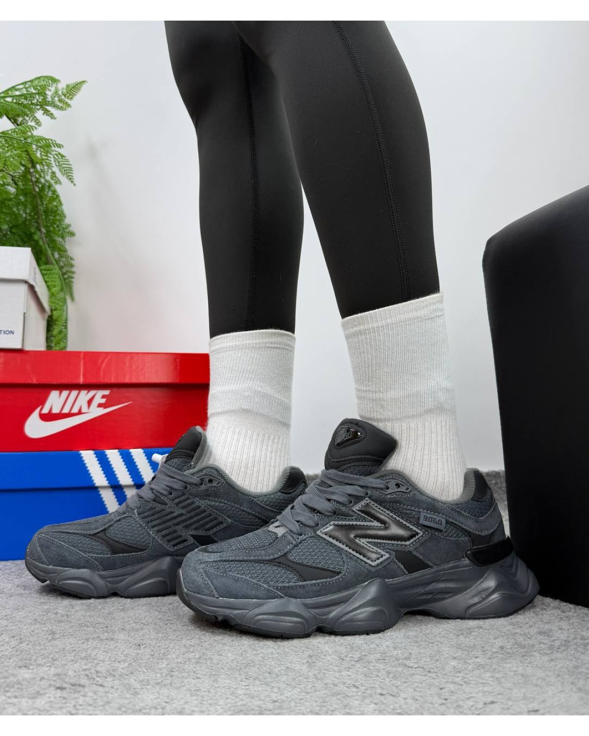 New Balance 9060 Dark Grey Termo
