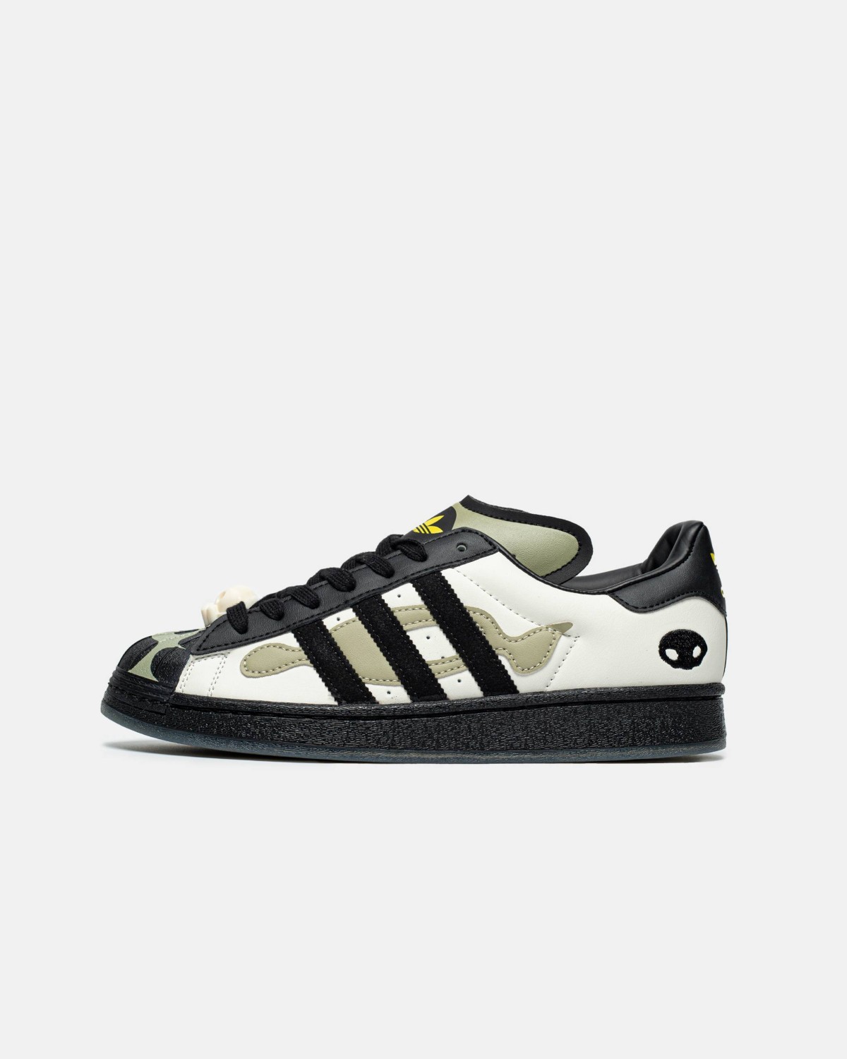 Offgod:Tate x Adidas Superstar 82 Orbit Grey / Core Black / Yellow