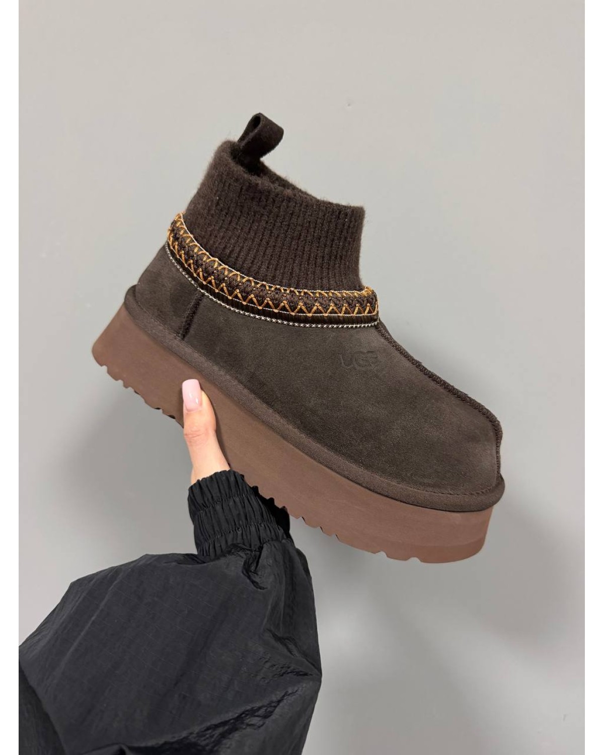 Ugg Tazz Sock Chocolate Brown