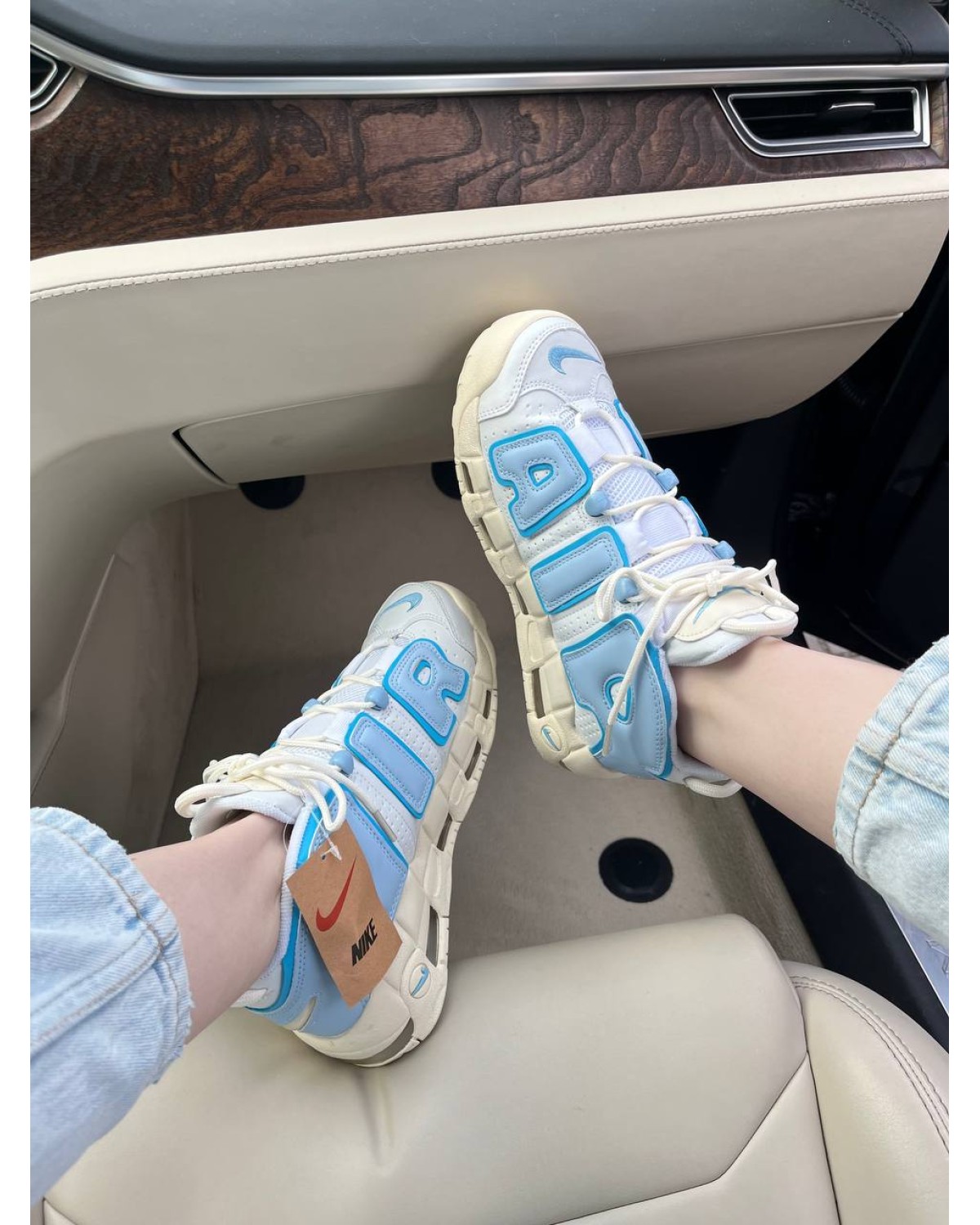 Nike Air More Uptempo White Blue