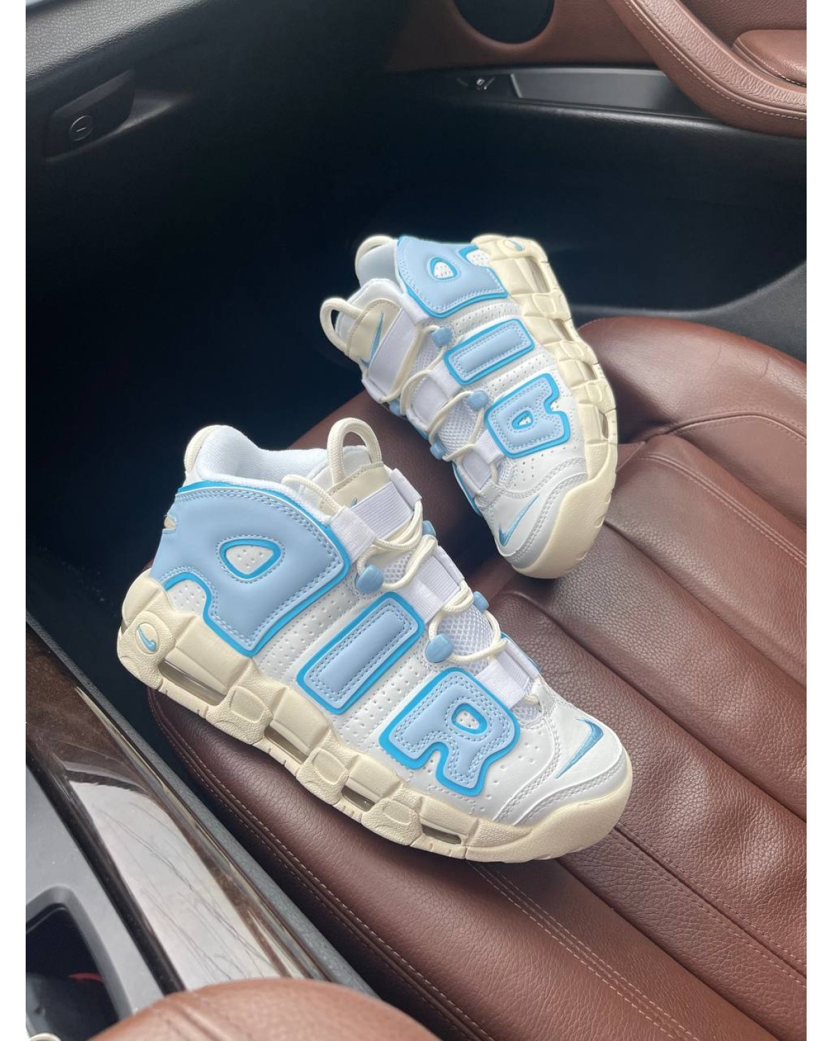 Nike Air More Uptempo White Blue