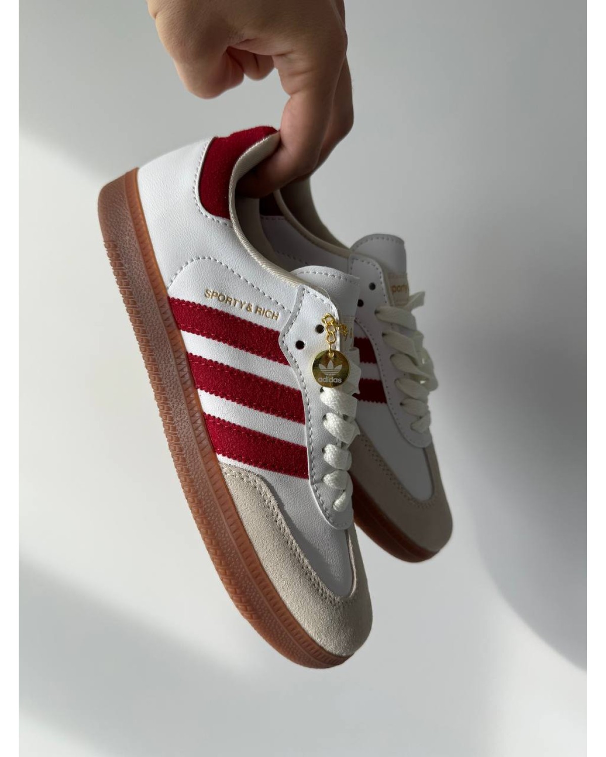 Adidas x Sporty & Rich White Red