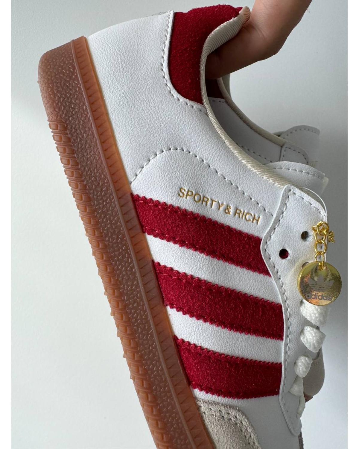 Adidas x Sporty & Rich White Red