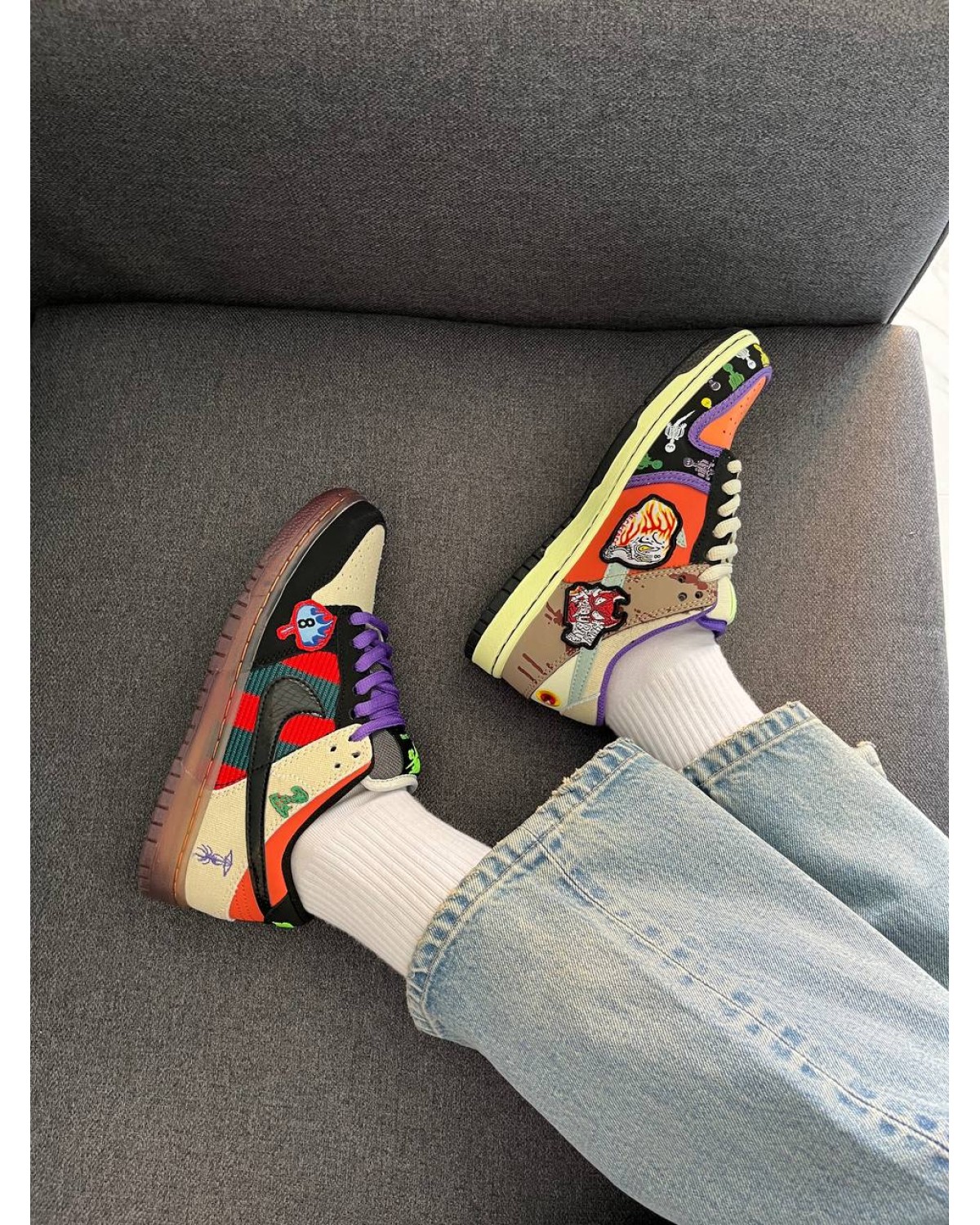 Nike Dunk SB Halloween Custom