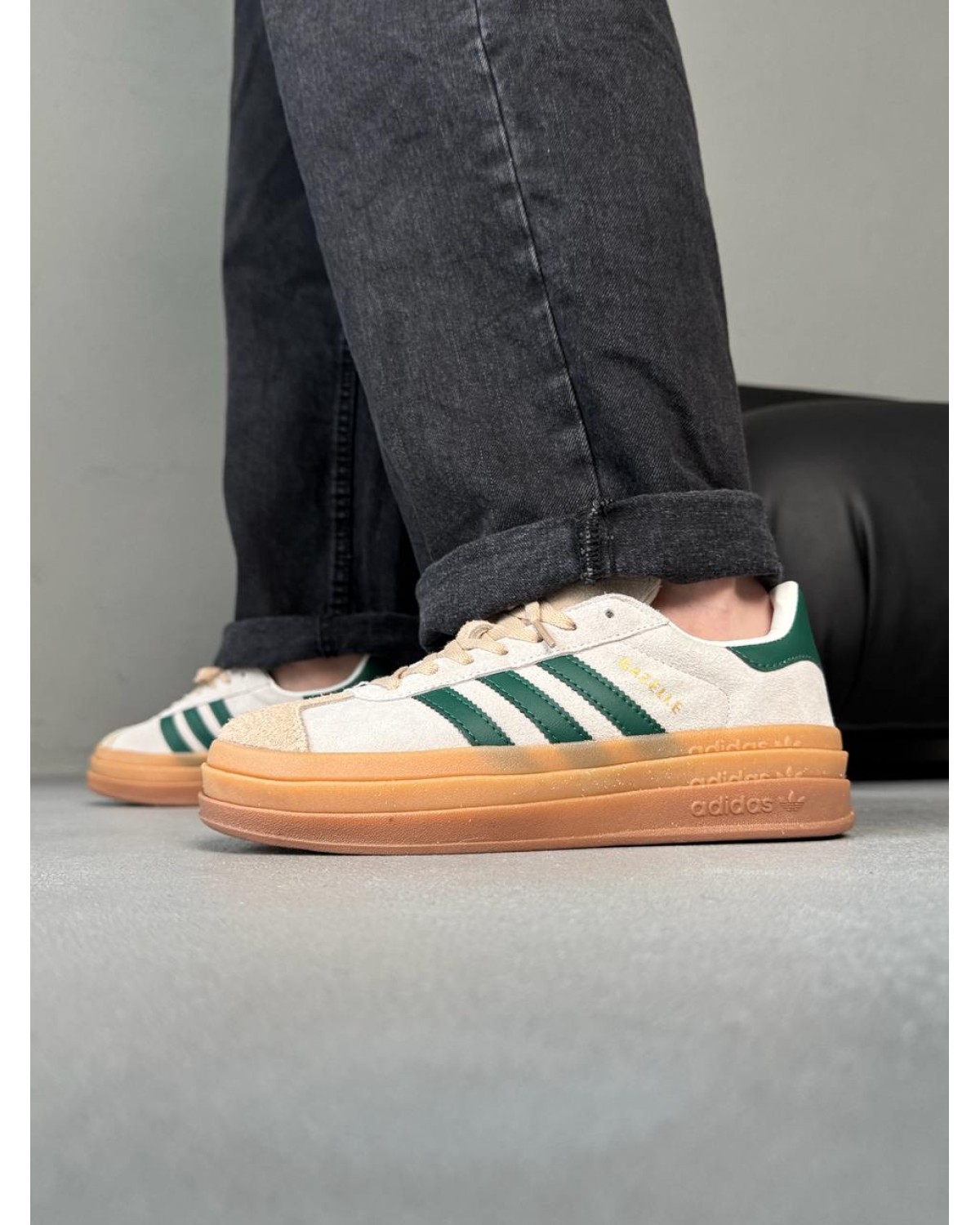 Adidas Gazelle Bold Cream Navi Adidas Gazelle Bold Cream Navi