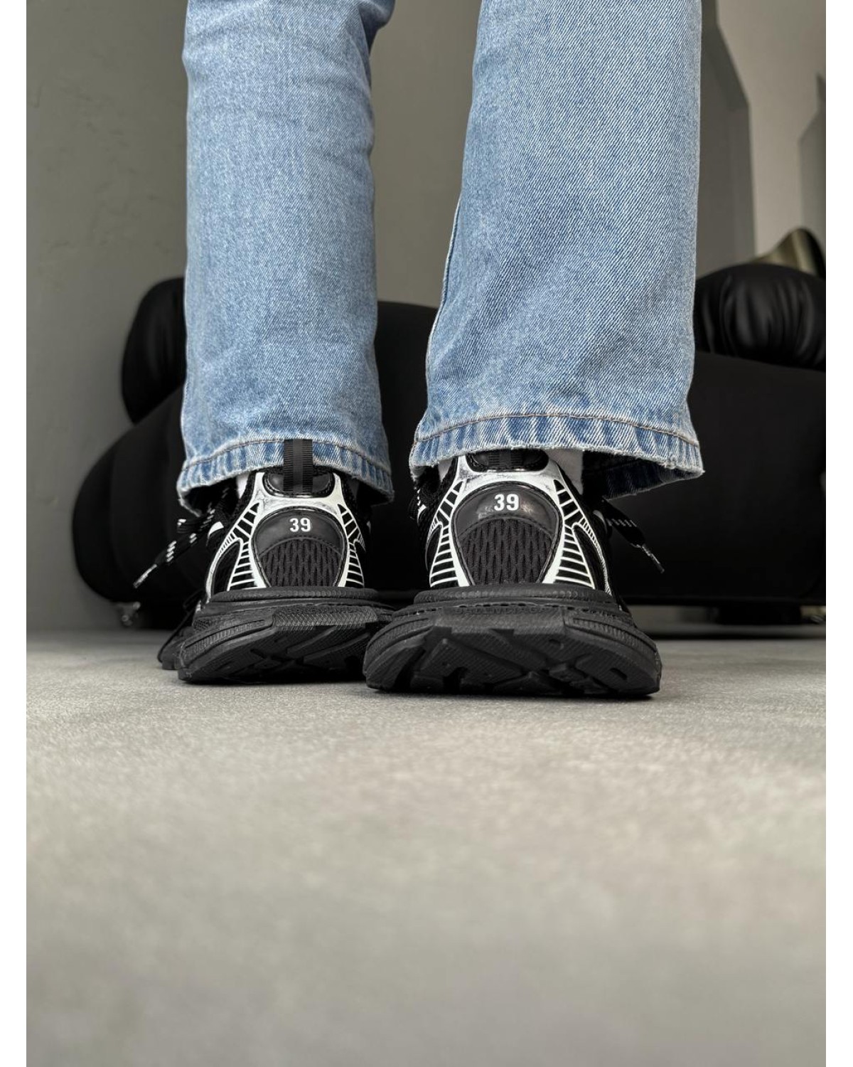 Balenciaga 3XL Black/White Balenciaga 3XL Black/White