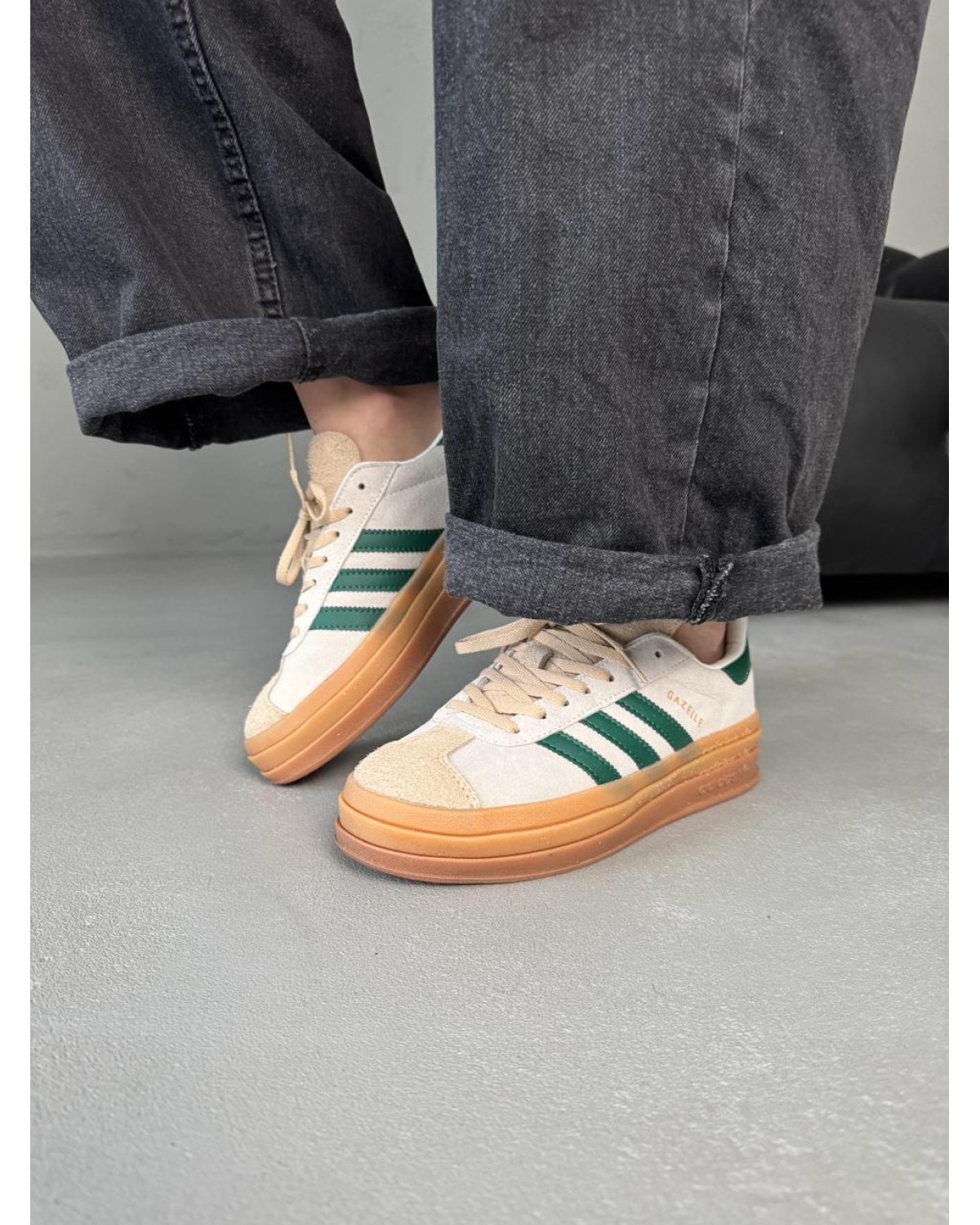 Adidas Gazelle Bold Cream Navi