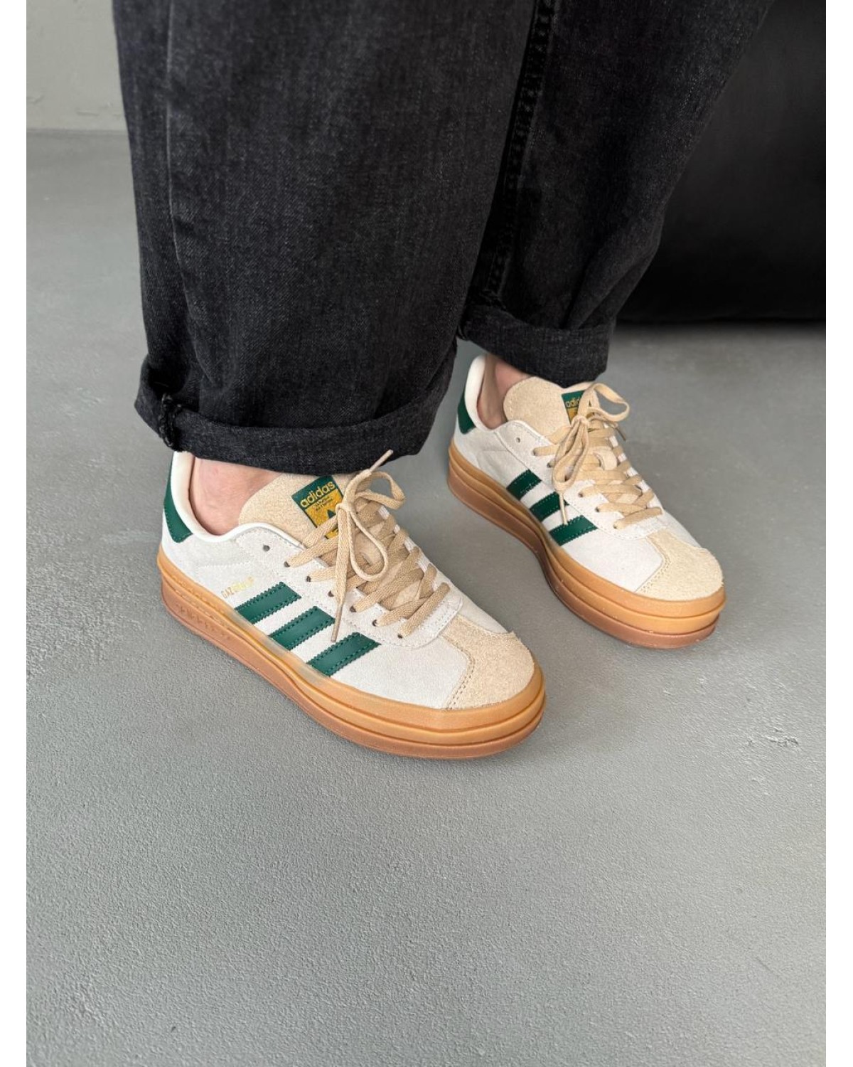 Adidas Gazelle Bold Cream Navi Adidas Gazelle Bold Cream Navi