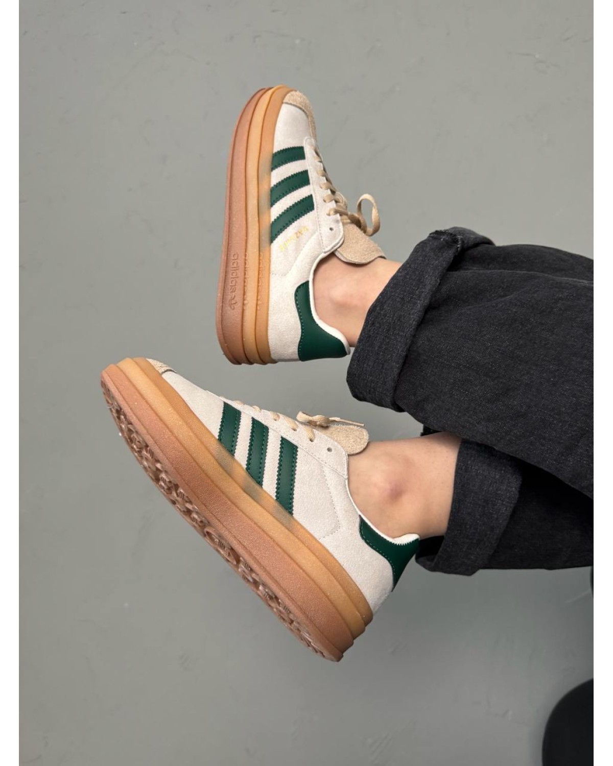 Adidas Gazelle Bold Cream Navi Adidas Gazelle Bold Cream Navi