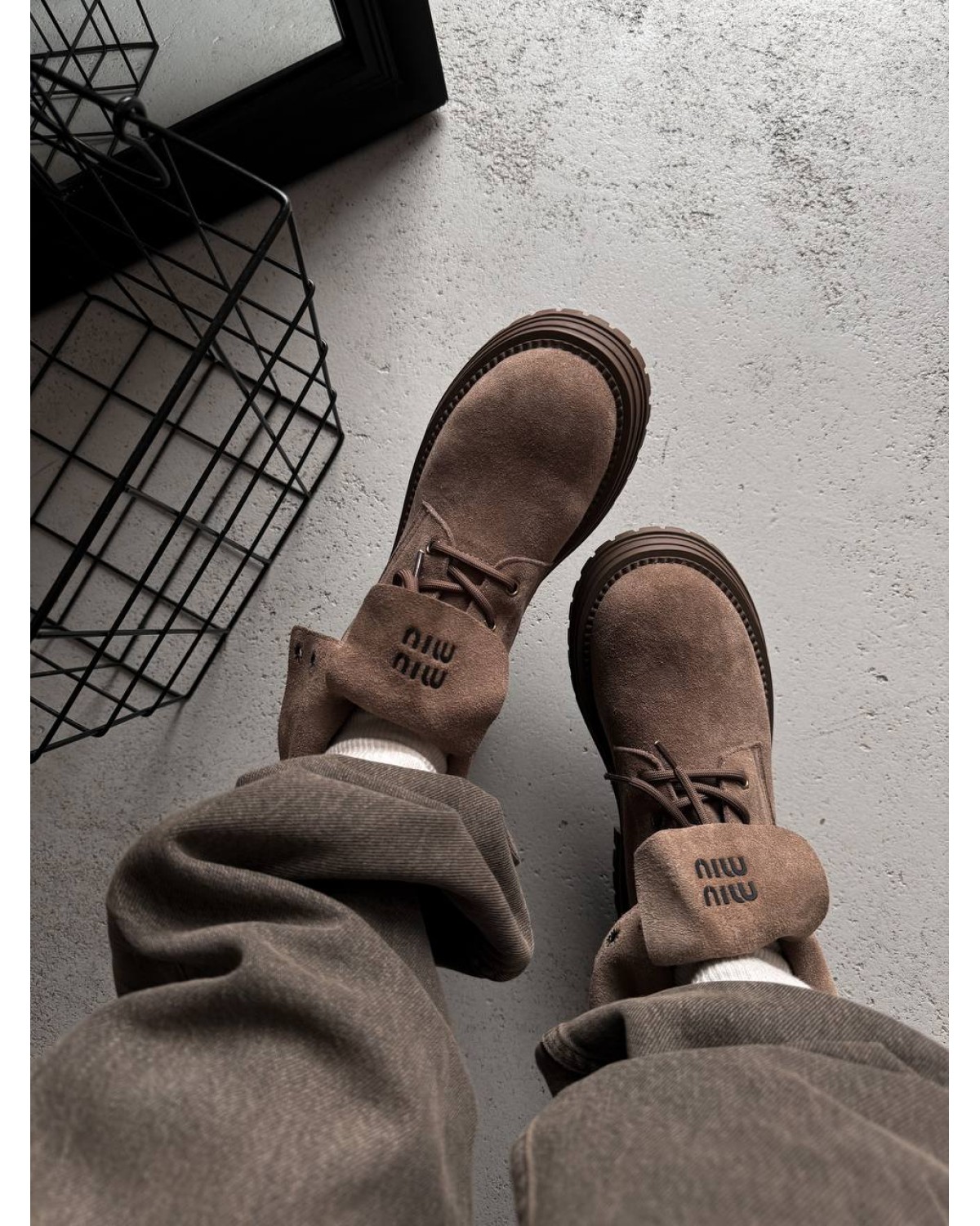 Miu Miu Boots Light brown