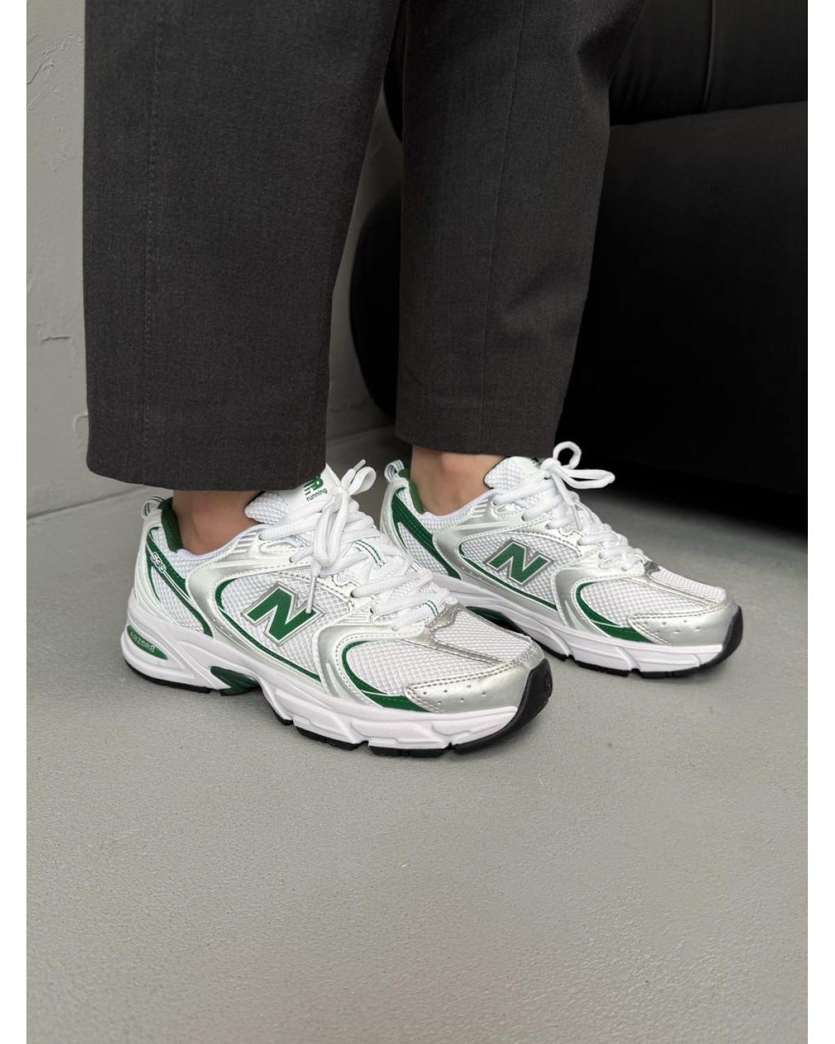 New Balance 530 Silver/Green