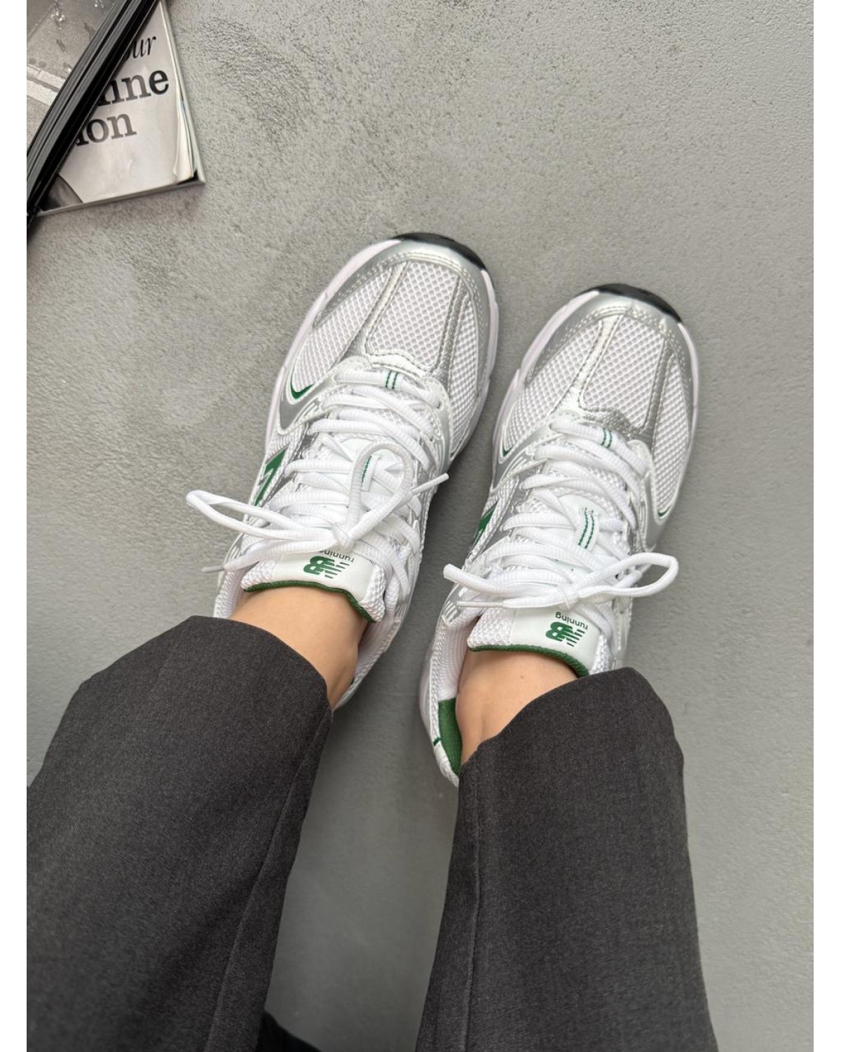New Balance 530 Silver/Green