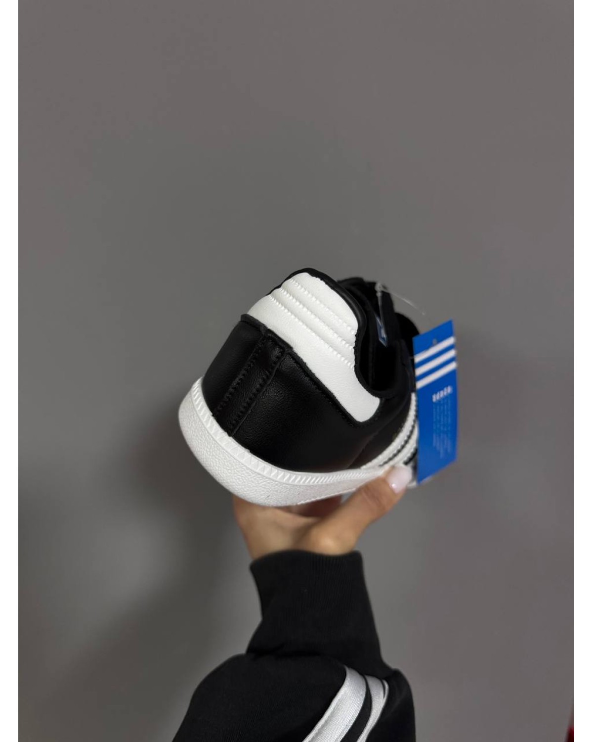 Adidas Samba Black / White Sole