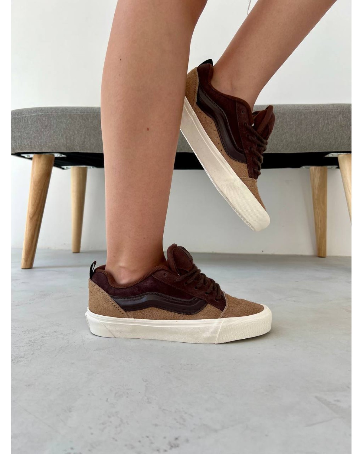Vans Knu Skool Khaki/Brown