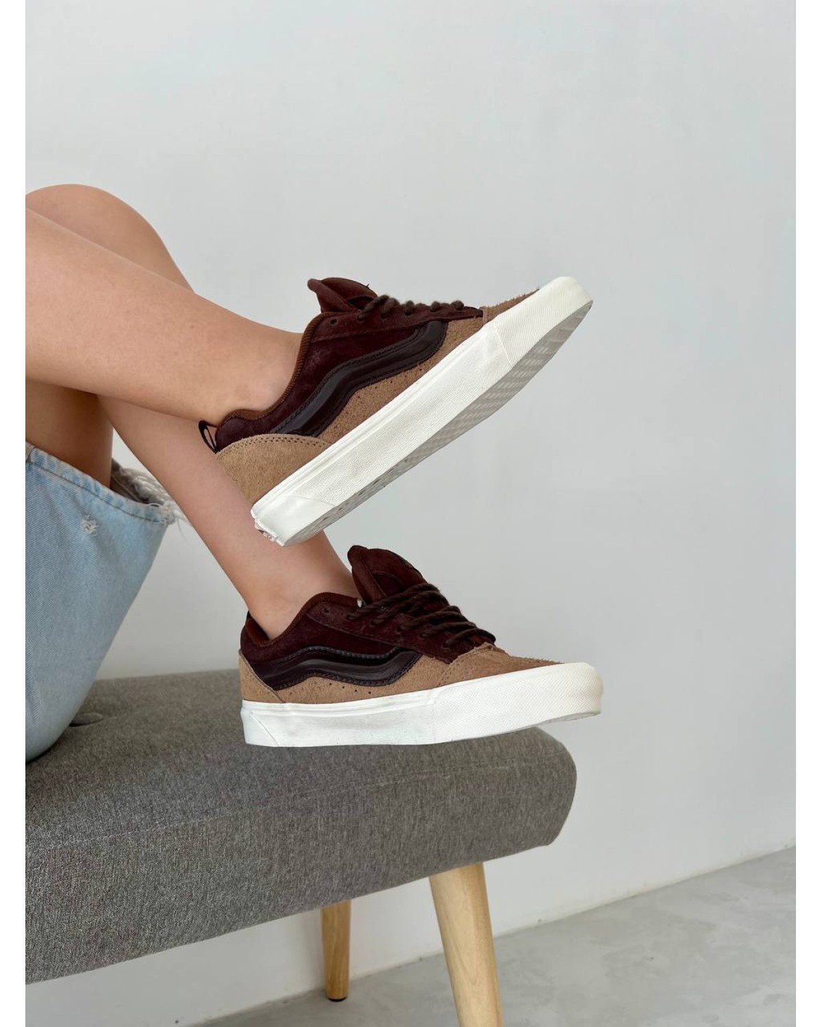 Vans Knu Skool Khaki/Brown