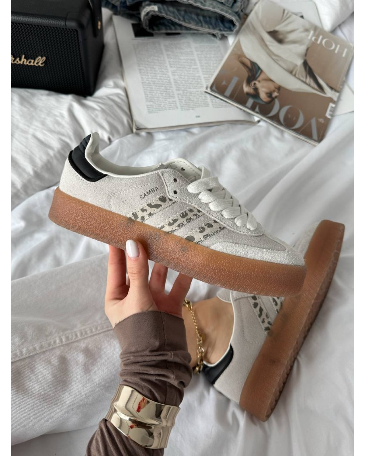Adidas Samba Platform Leopard