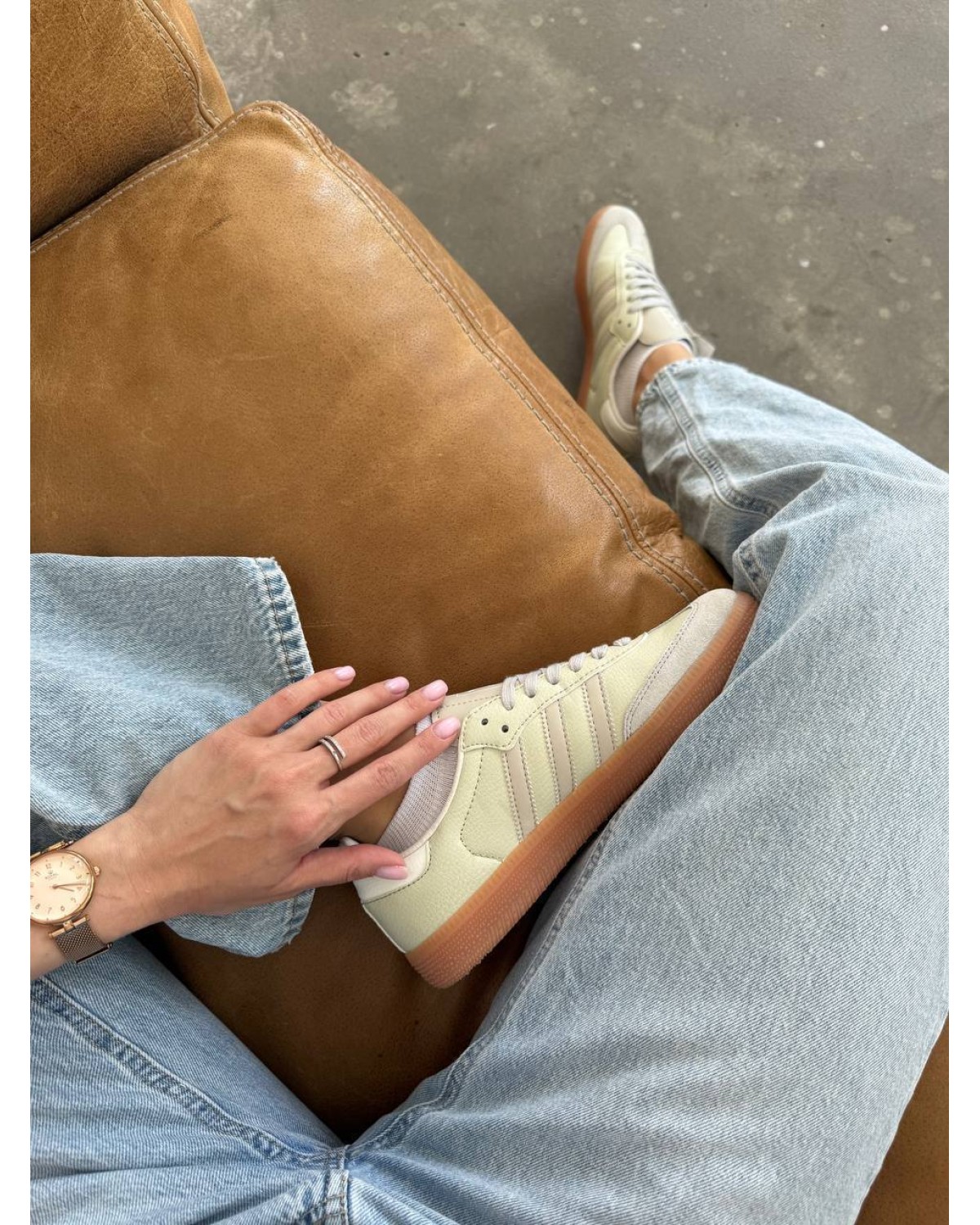 Adidas Samba Mint White