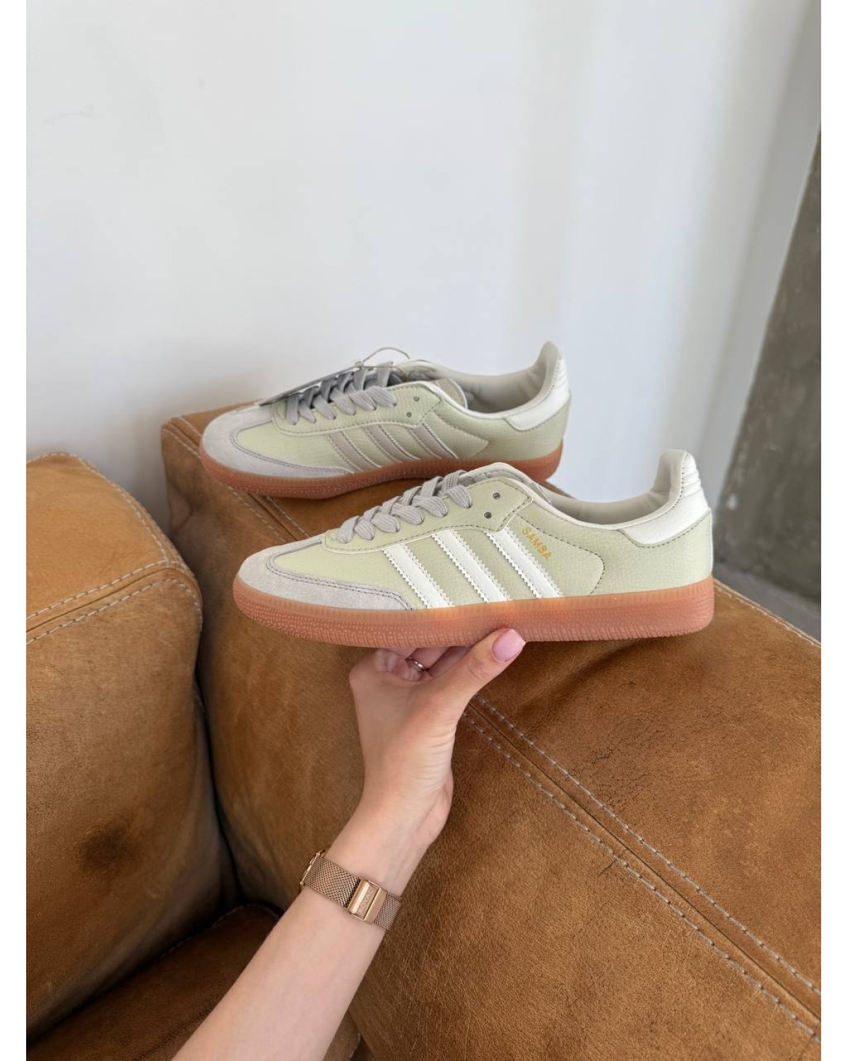 Adidas Samba Mint White