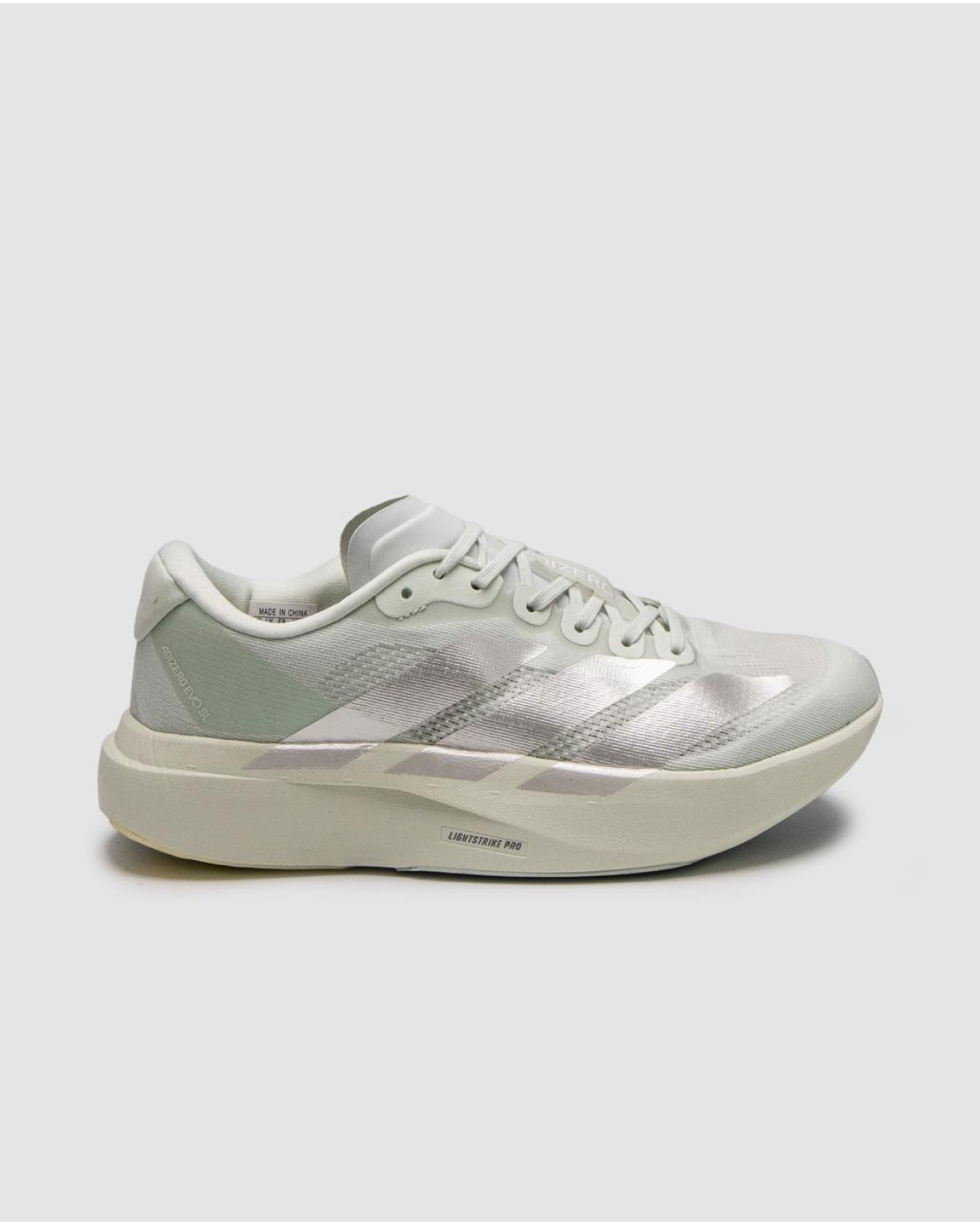 Adidas Adizero Evo SL Light Green/Silver Metallic