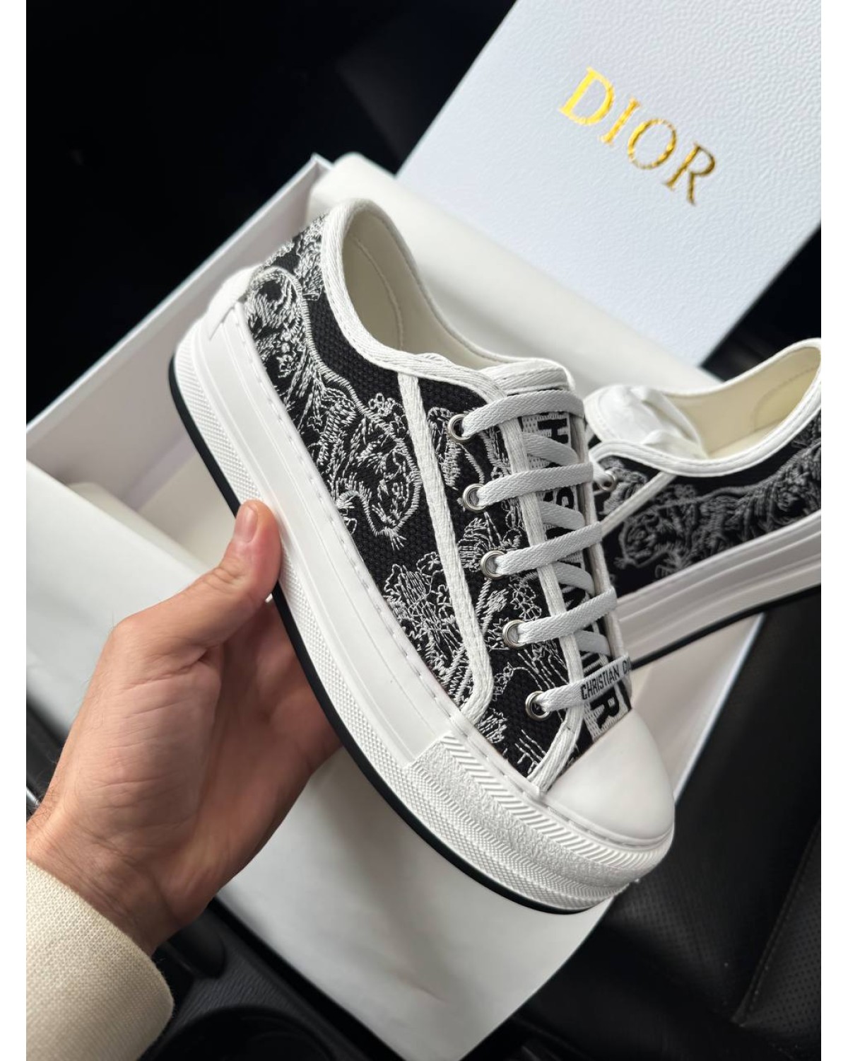 Dior Platform Black/White