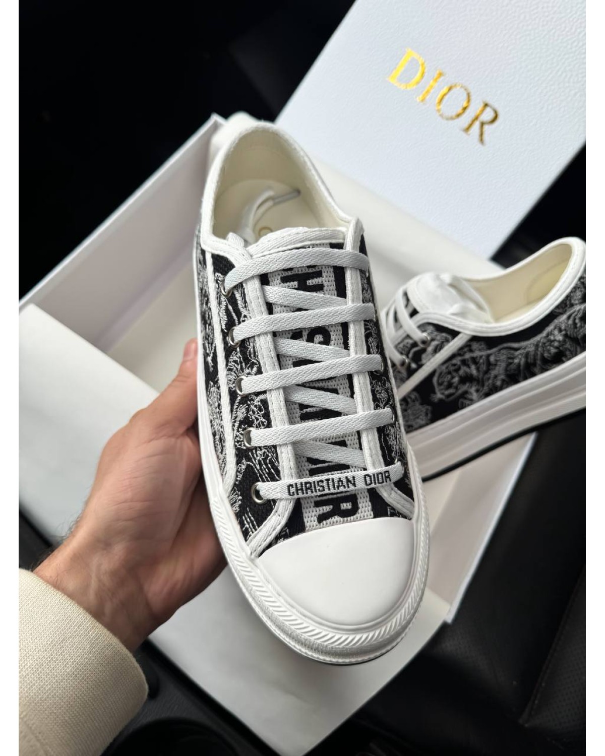 Dior Platform Black/White Dior Platform Black/White