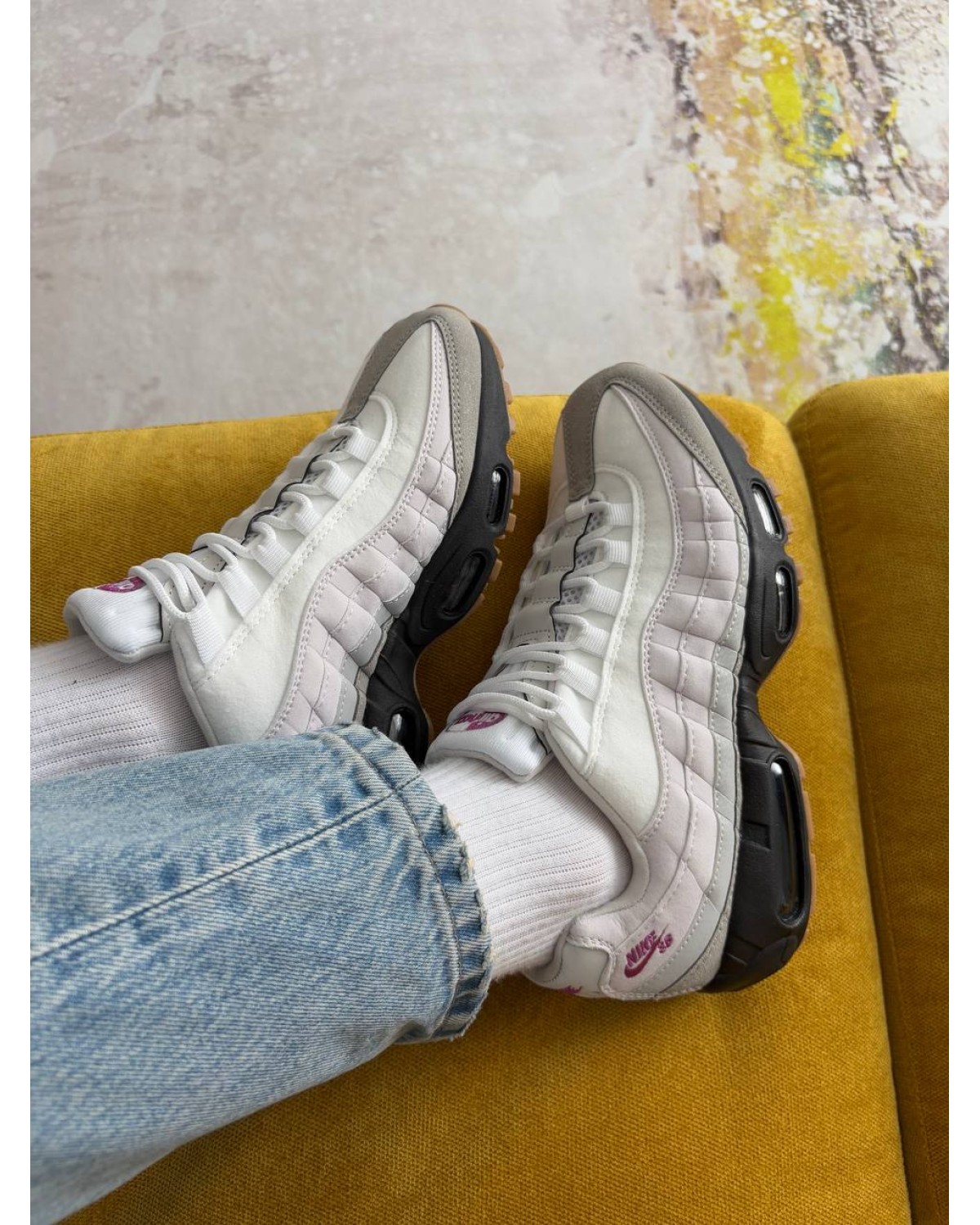 Nike Air Max 95 White Grey Black Gum