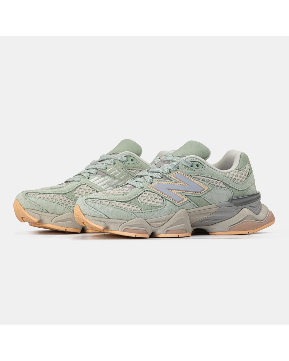 New Balance 9060 Mint Grey Orange