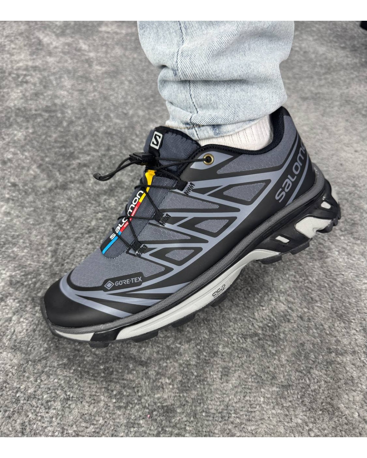 Salomon XT-6 Dark Silver Gore-Tex