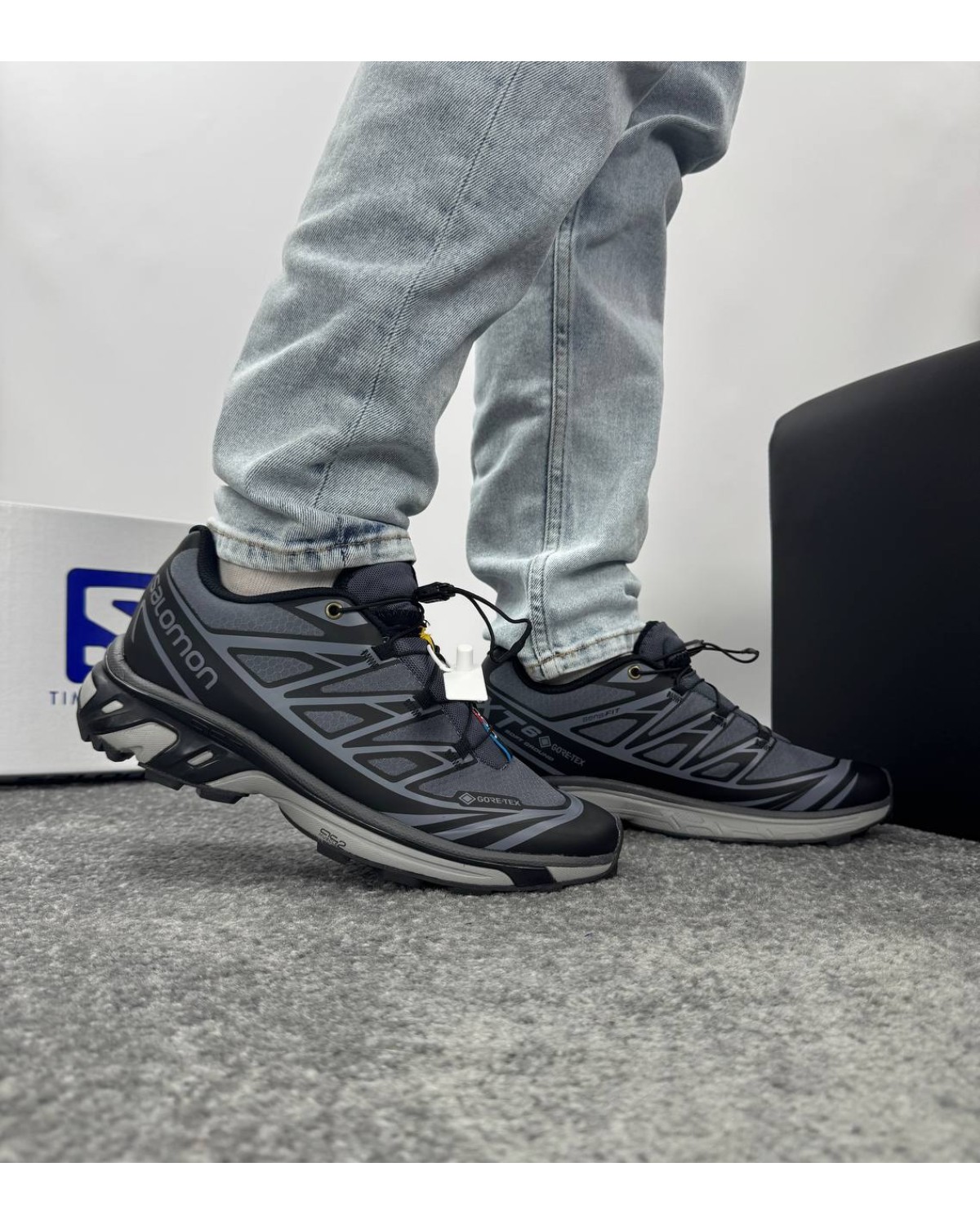 Salomon XT-6 Dark Silver Gore-Tex