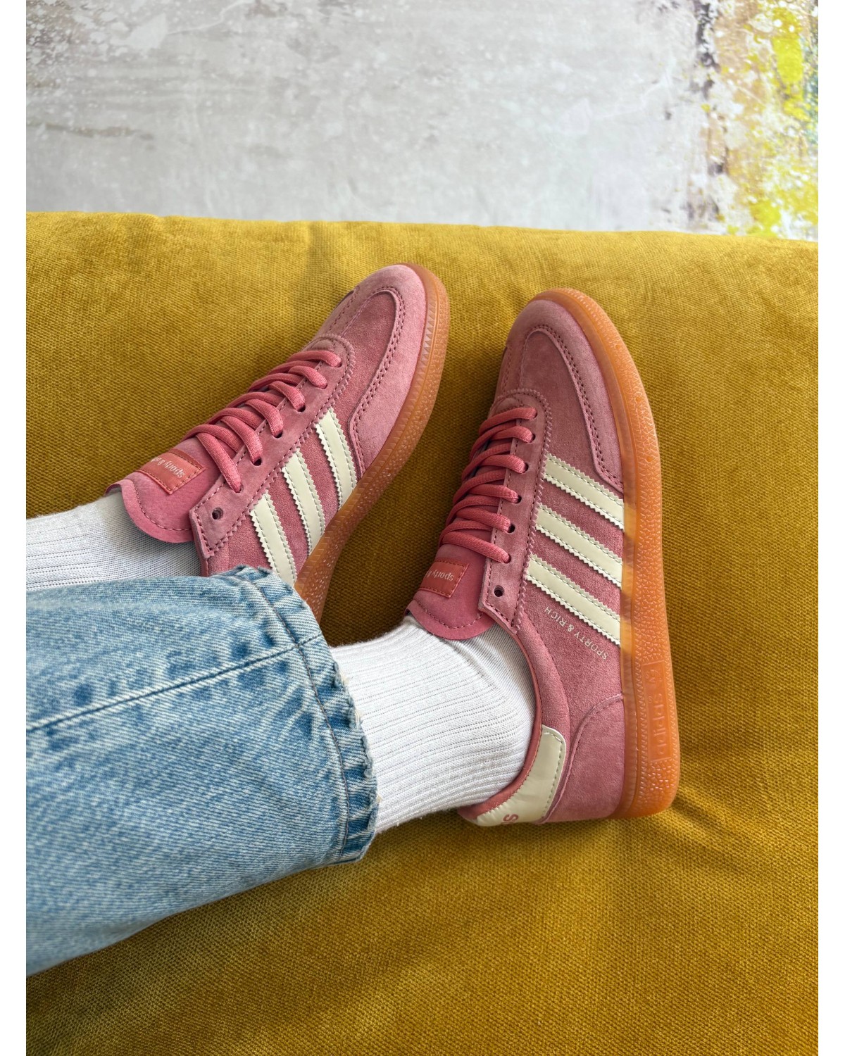 Adidas x Sporty & Rich Handball Spezial Pink