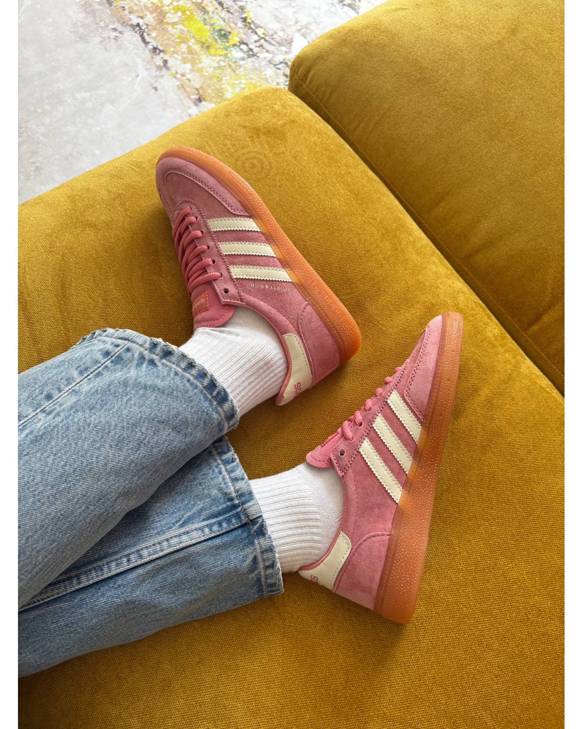 Adidas x Sporty & Rich Handball Spezial Pink