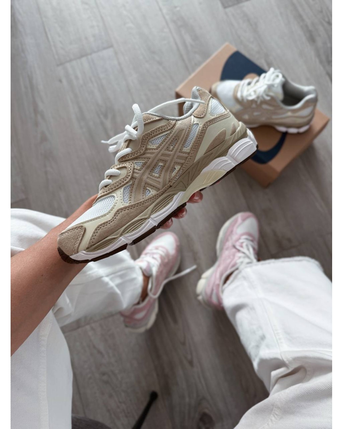 Asics Gel-Nyc White Feather Grey