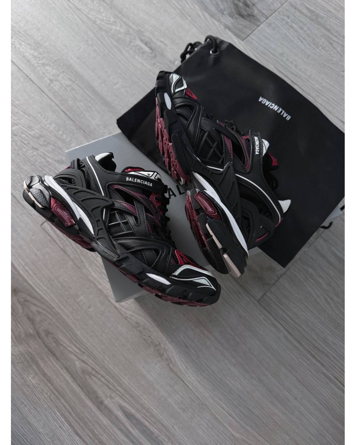 Balenciaga Track 2 Trainer Black Red