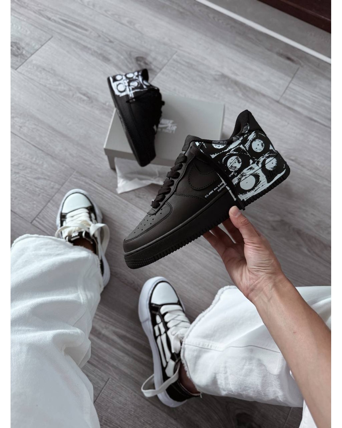 Nike Air Force 1 Low х  Comme des Garçons Supreme Black