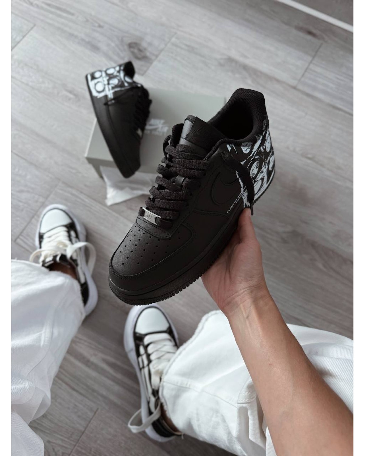 Nike Air Force 1 Low х  Comme des Garçons Supreme Black