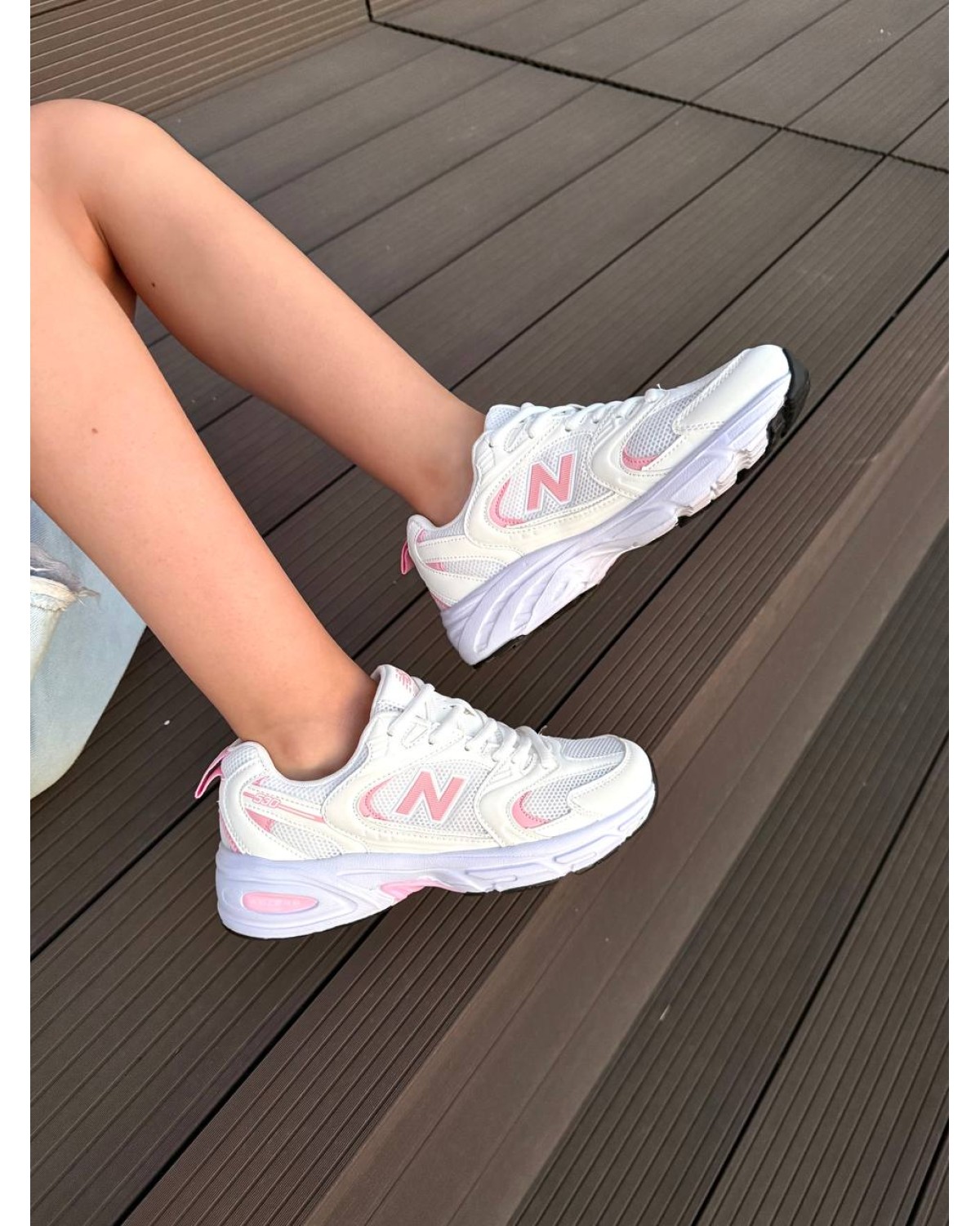 New Balance 530 White Pink