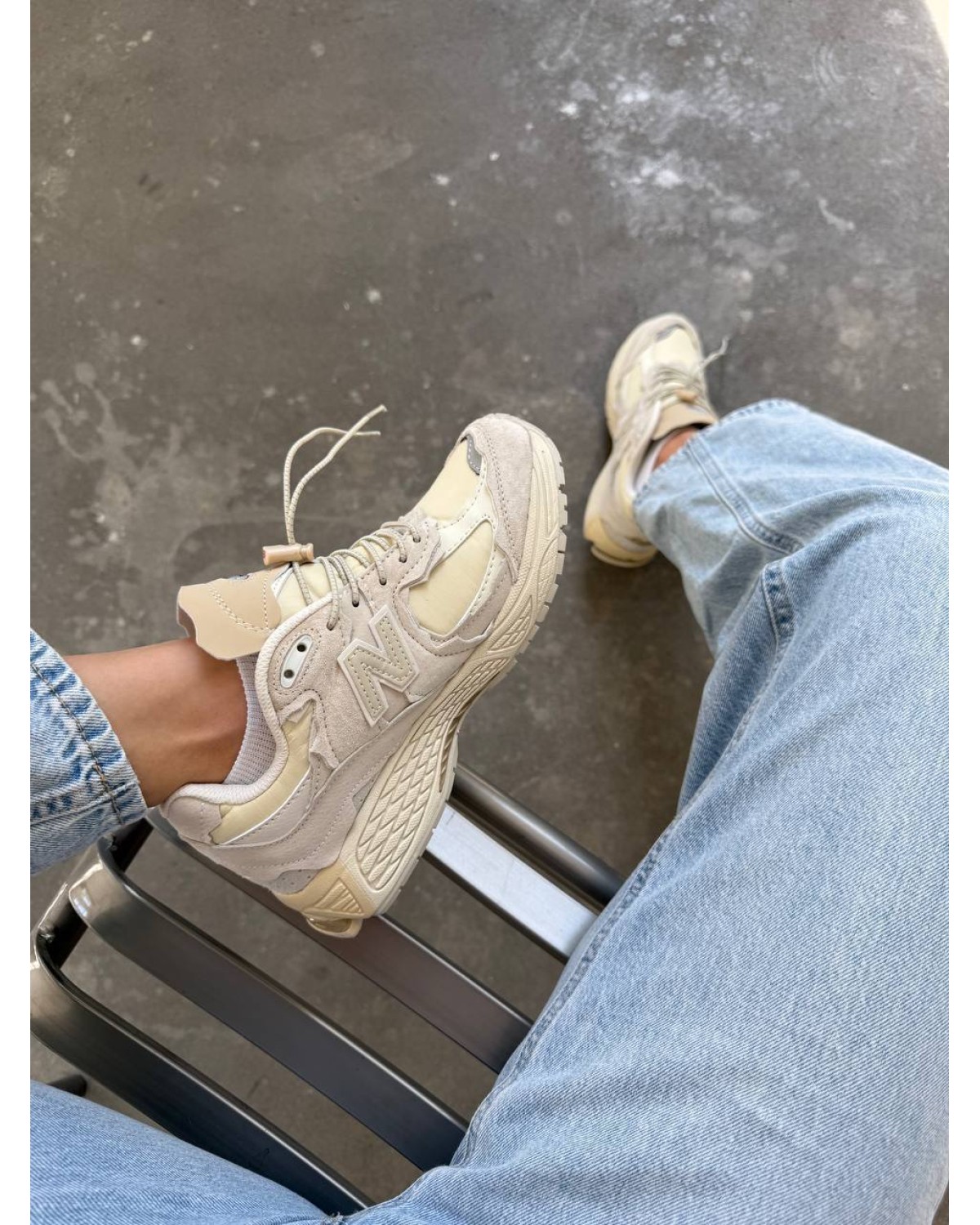 New Balance 2002R Beige White