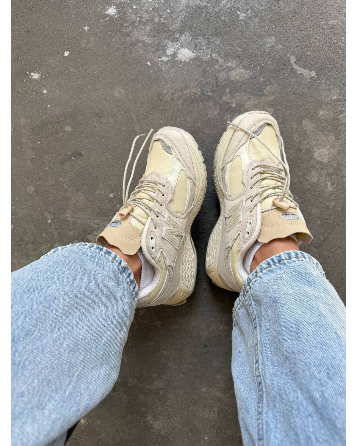 New Balance 2002R Beige White