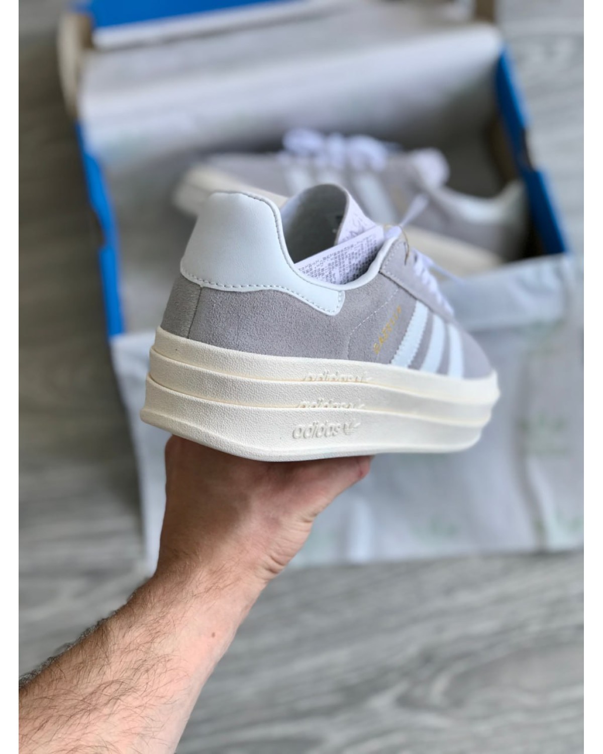 Adidas Gazelle Bold Grey