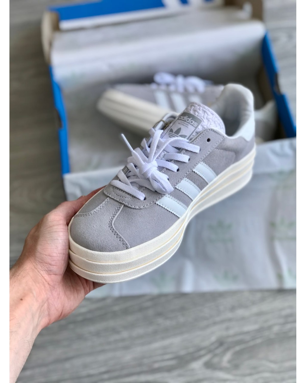 Adidas Gazelle Bold Grey