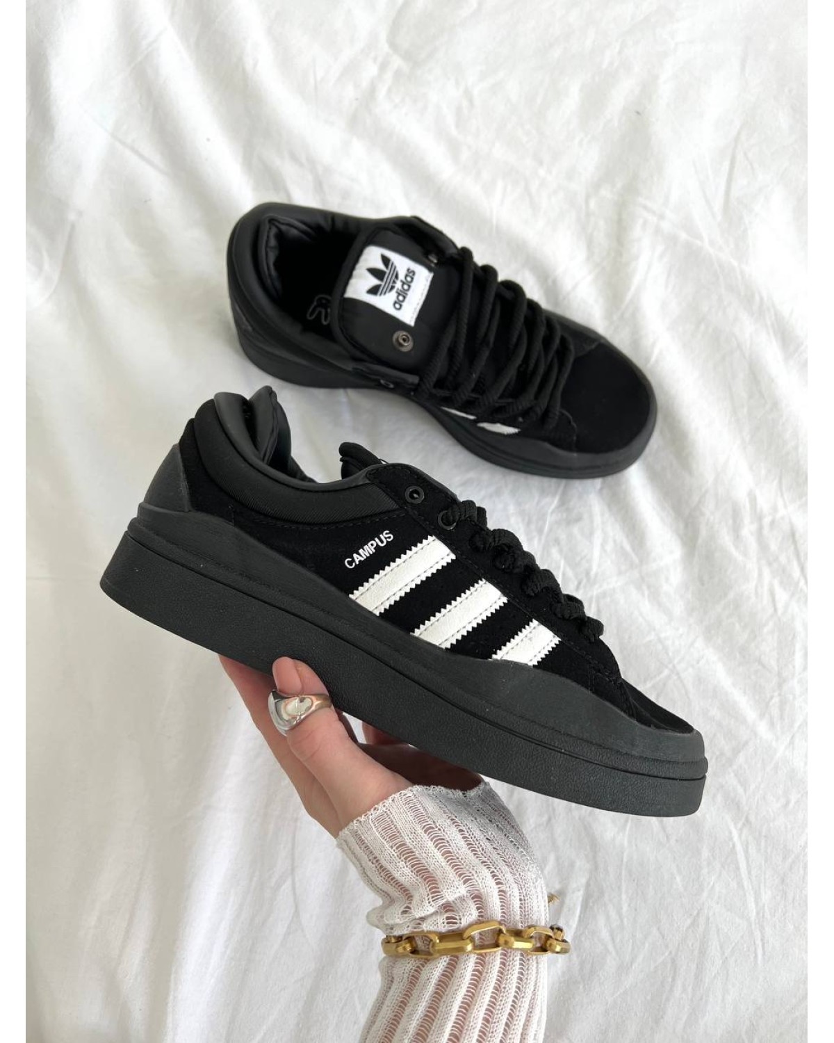 Adidas Campus x Bad Bunny Black White