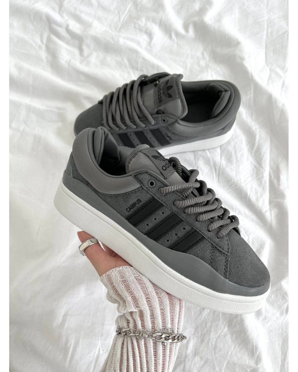 Adidas Campus x Bad Bunny Graphite