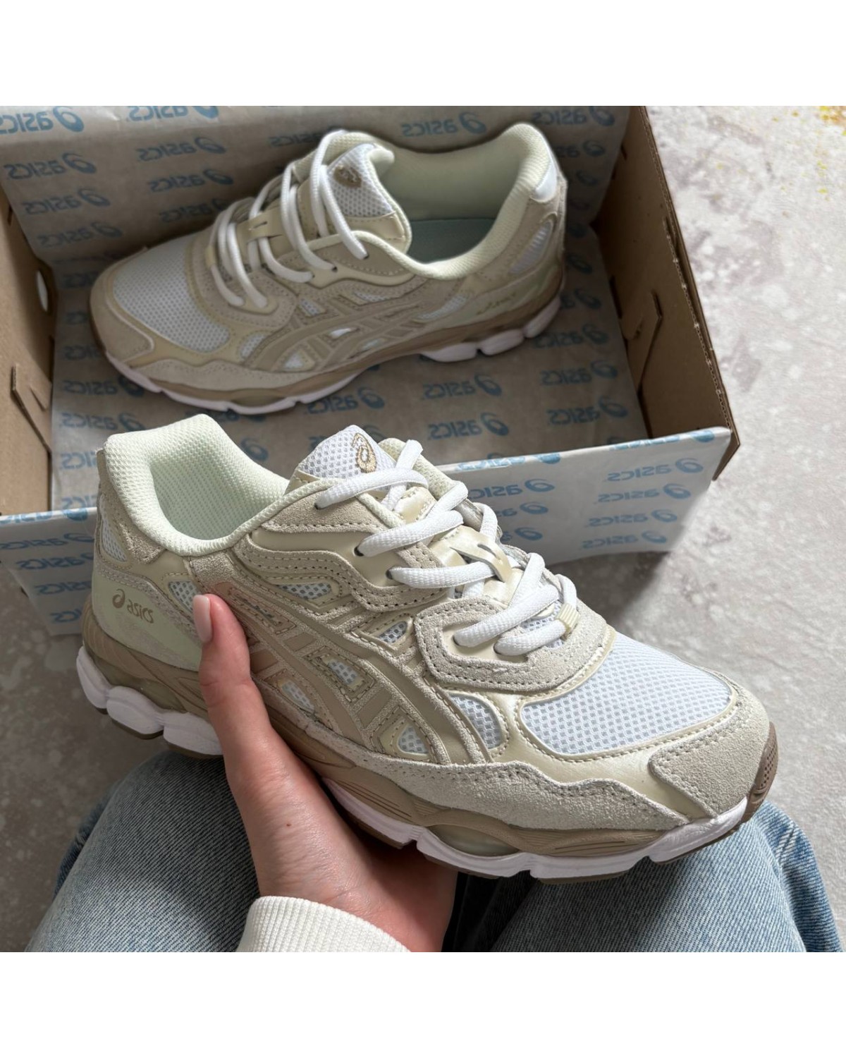 Asics Gel-NYC Beige White