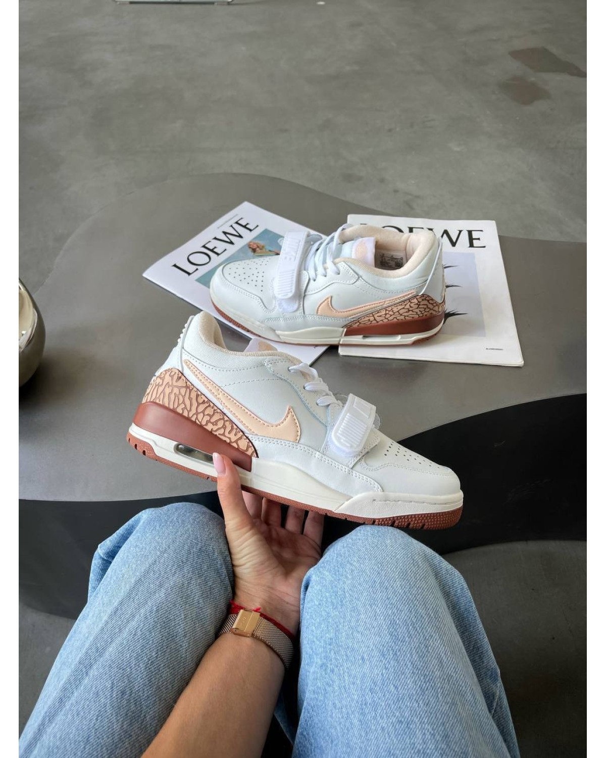 Jordan Legacy 312 Low White Beige
